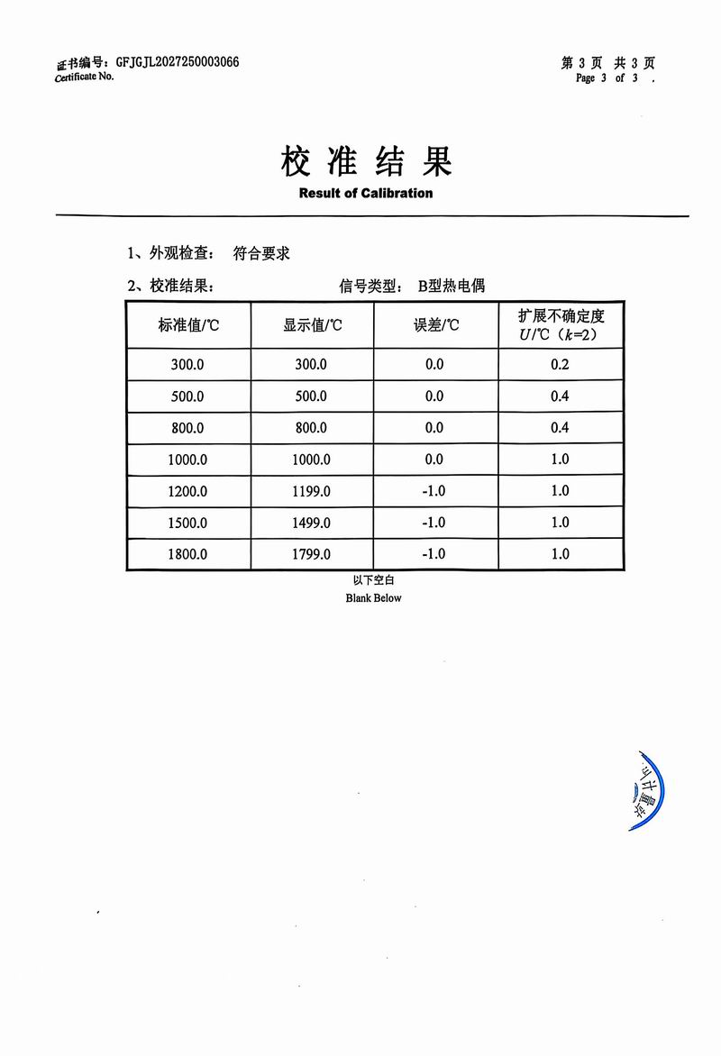 儀表檢測(cè)證書6